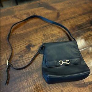 90s Vintage Gianni Bernini Black Crossbody
